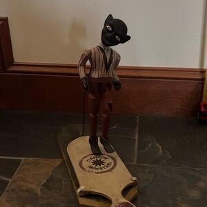 Antique Black Americana DANCIN MINSTREL toy